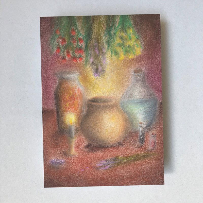 Fairy tale 'Magical potion' waldorf card