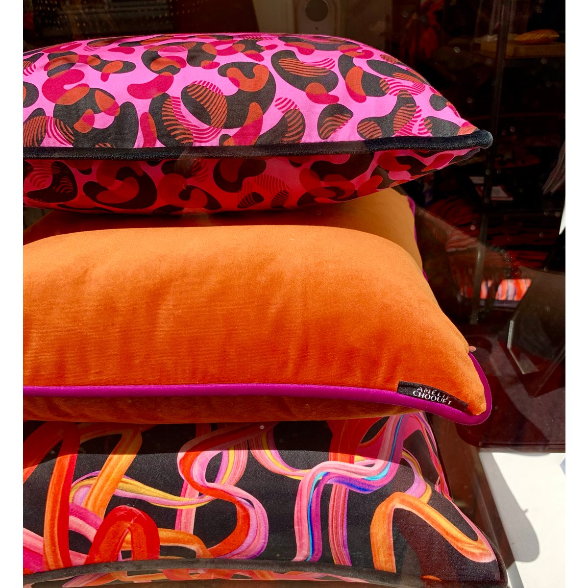 Kussen Pop Oranje (42x42)