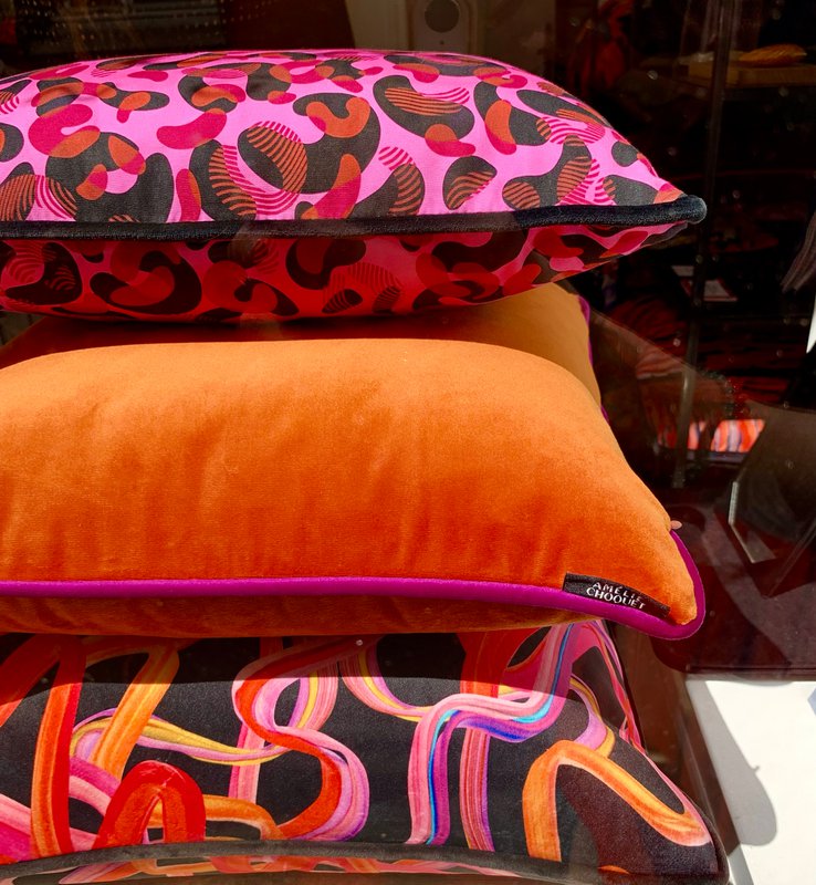 Pude Pop Orange (42x42)