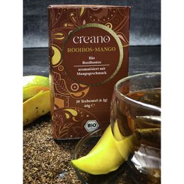 Confezione da 20 bustine di tè Rooibos-Mango biologico