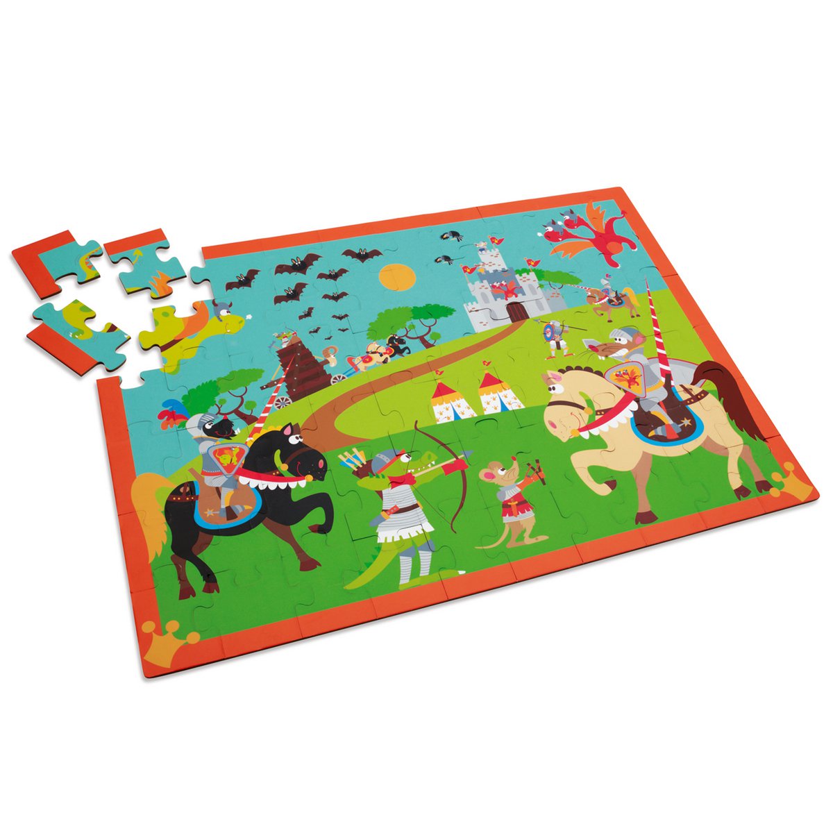 Puzzle - Bataille de chevalier
