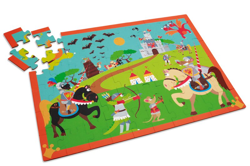 Puzzle - Bataille de chevalier