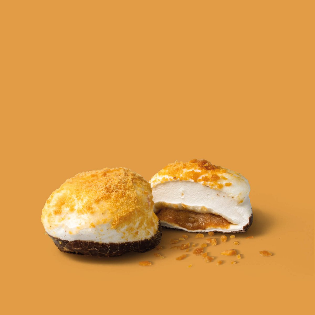 KARAMEL GEVULDE MALLOWS + CRUNCHY TOFFEEDOOS - 5 ST