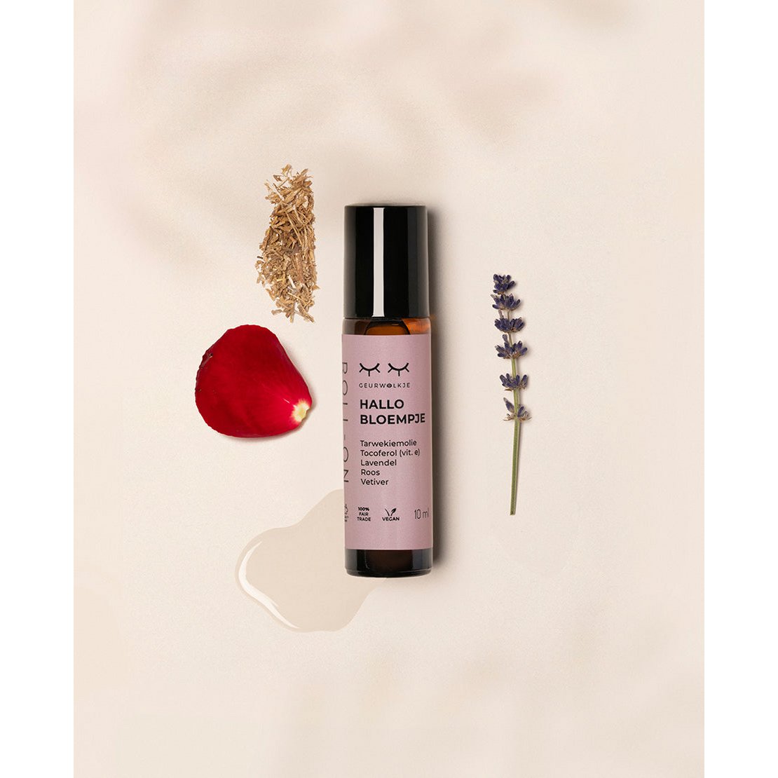 Hej Flower - Natural Parfume Roller med æterisk olie (10 ml) - Listepris € 9,95