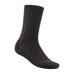 Bambocks Bamboo socks 4-pair dotted gray / orange