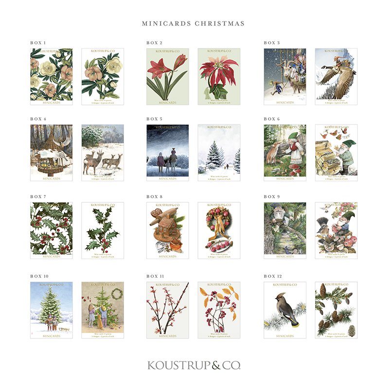 MINIKAARTEN - Kerstmis