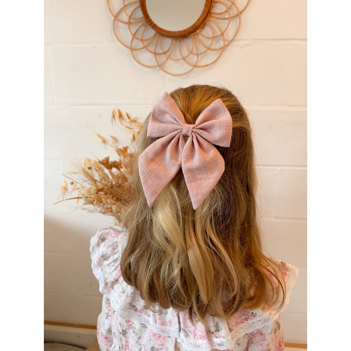 Bow Sailor Bow Gammel Pink