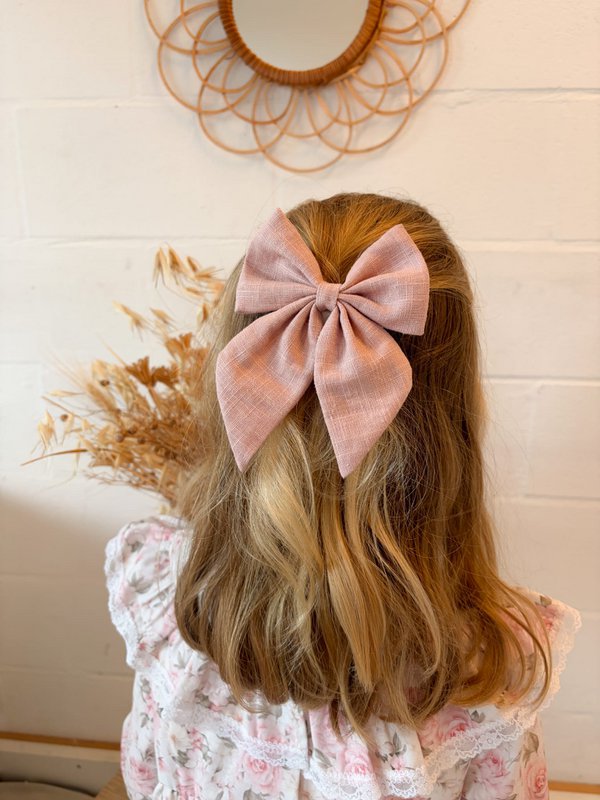 Bow Sailor Bow Gammel Pink
