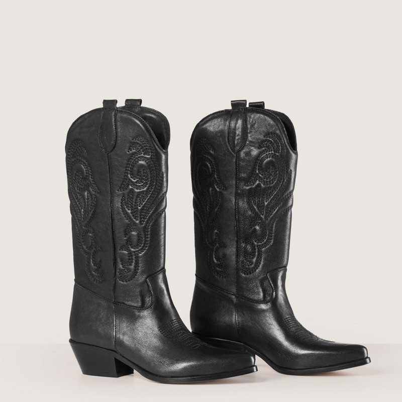 Bottes texanes noires Shelby
