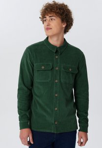 9233-067 | Unisex Cordhemd -Tannennadel