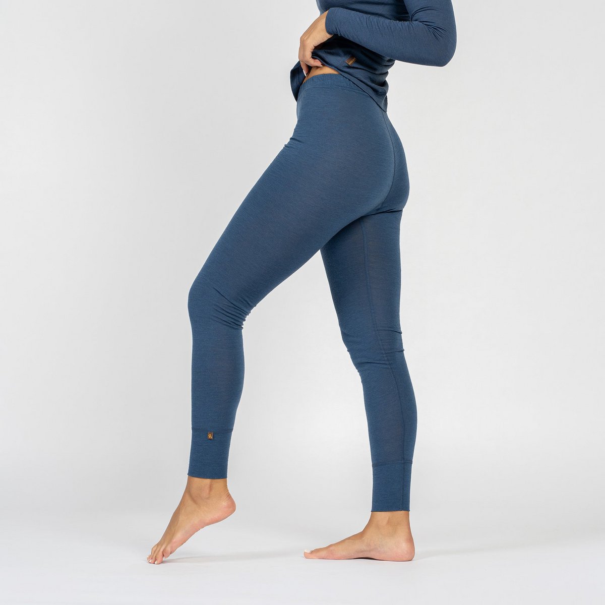 Pantalon Merino 160 Femme Denim