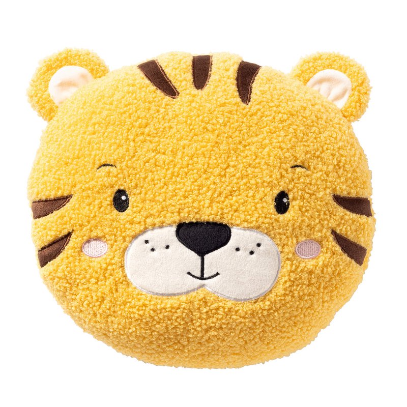 TIGER - Cushion 30 cm - Round - Yellow