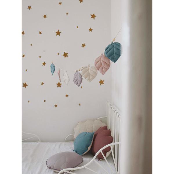 Guirlande en lin « Spring Dream » avec feuilles