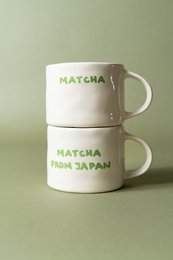 Handgemaakte Sisi -mok, matcha