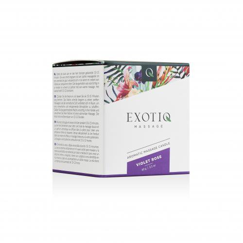 Exotiq - Świeca do masażu Violet Rose - 60g