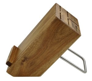 Block for 7 knives with support for Nirosta tablets