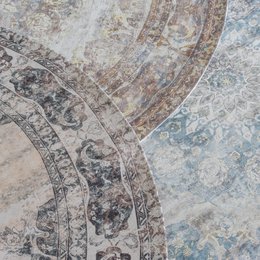 Rug Viola Round Taupe ø120 cm