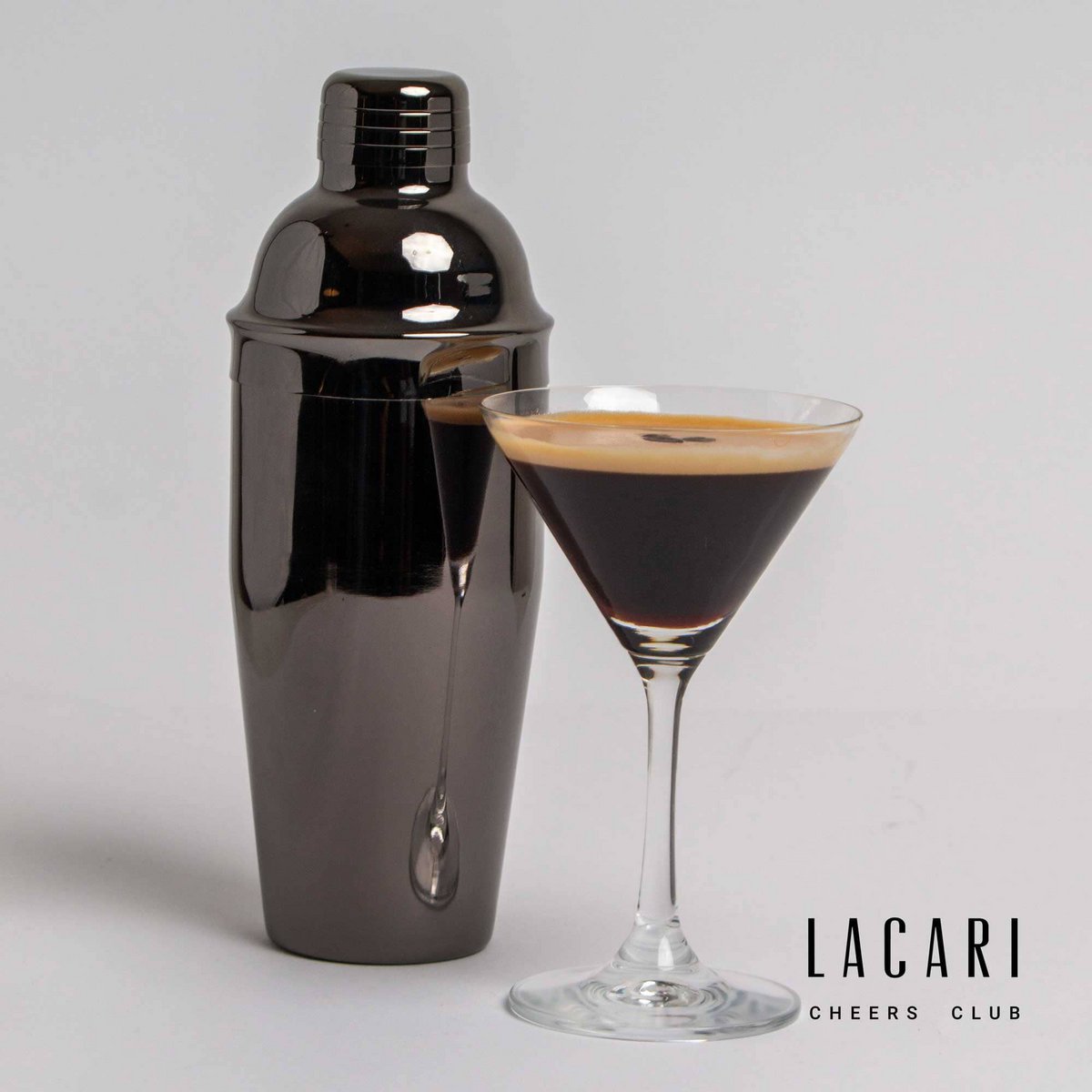 LACARI Premium Cocktailset | 3-delige barmanset | roestvrij staal | Zwart