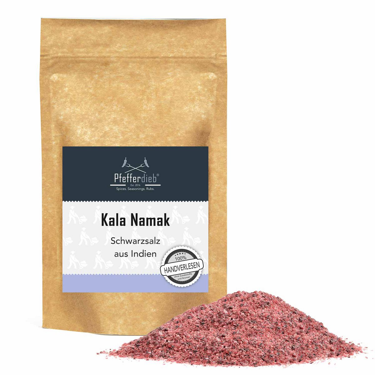 Kala Namak stensalt fint, 250 g