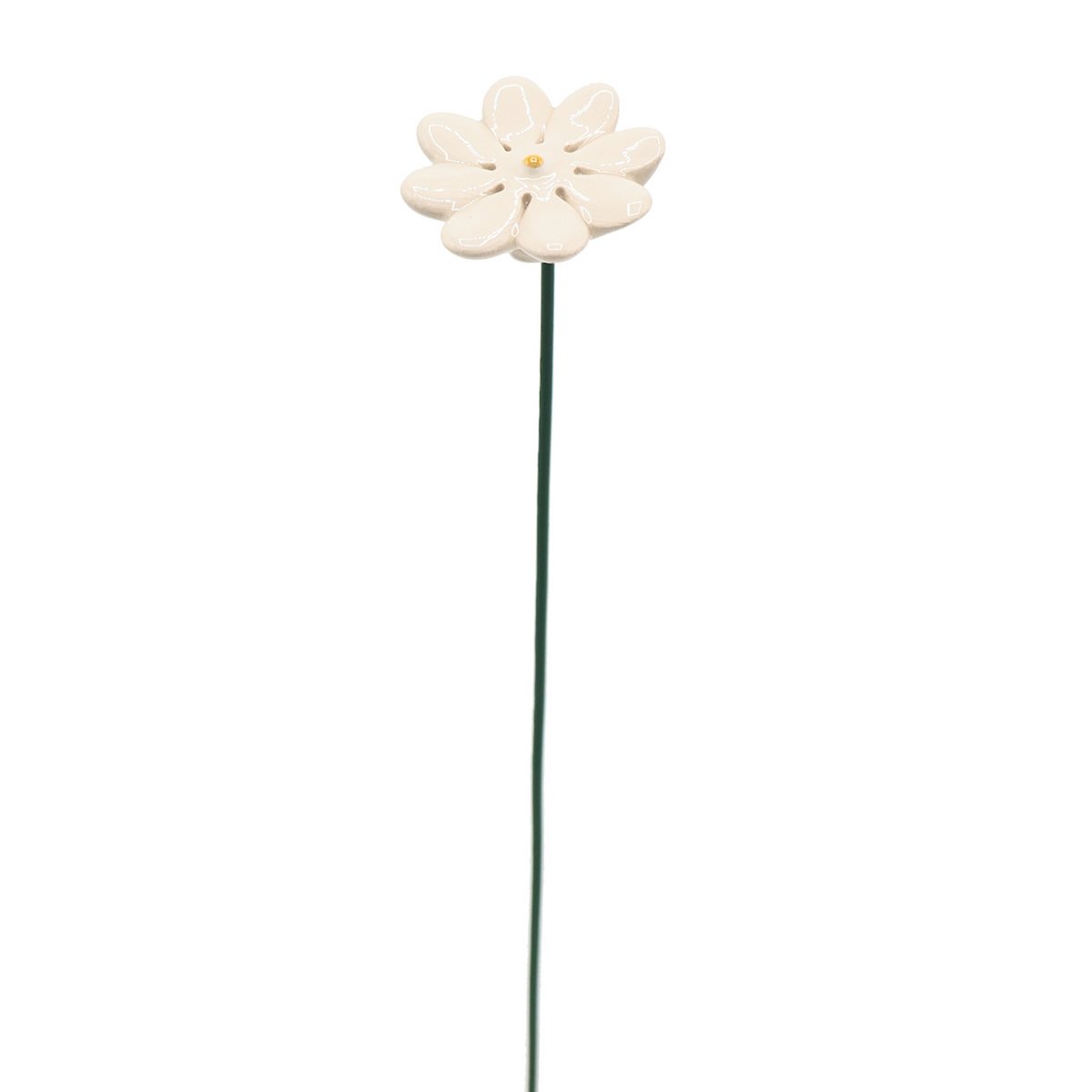 Stokrotka ceramiczna mini biała 2,5 cm