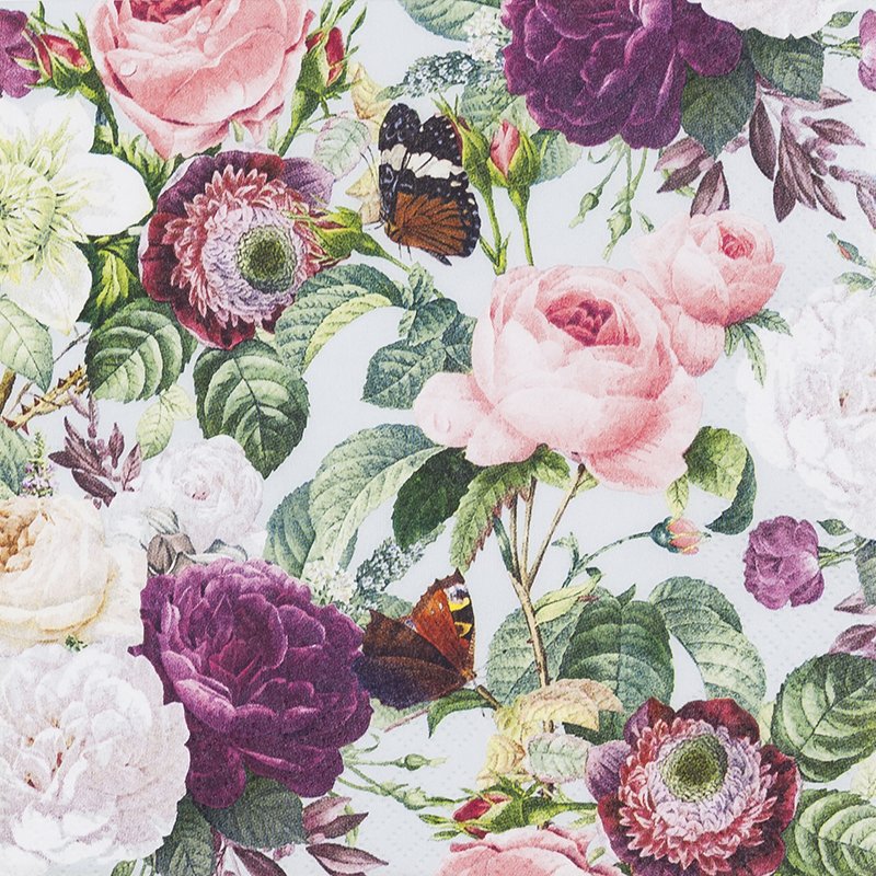 Lunch-Servietten "Wild Roses"