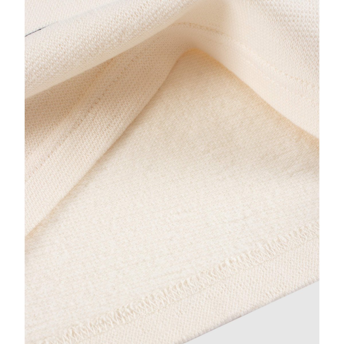 Dynamic Motion getextureerde jersey top met lange mouwen – ecru