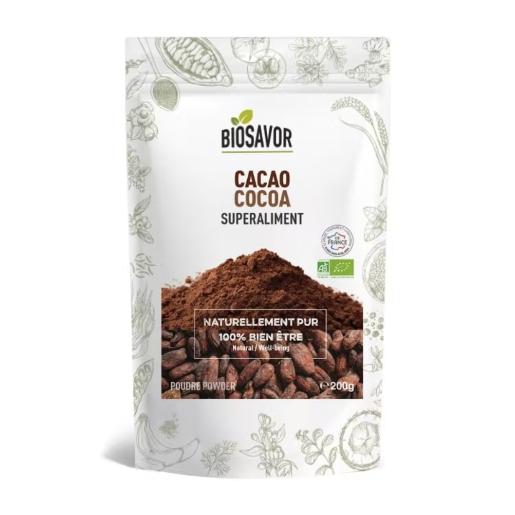 CACAO EN POUDRE - 200G - ERGÄNZUNG DER NAHRUNGSMITTEL