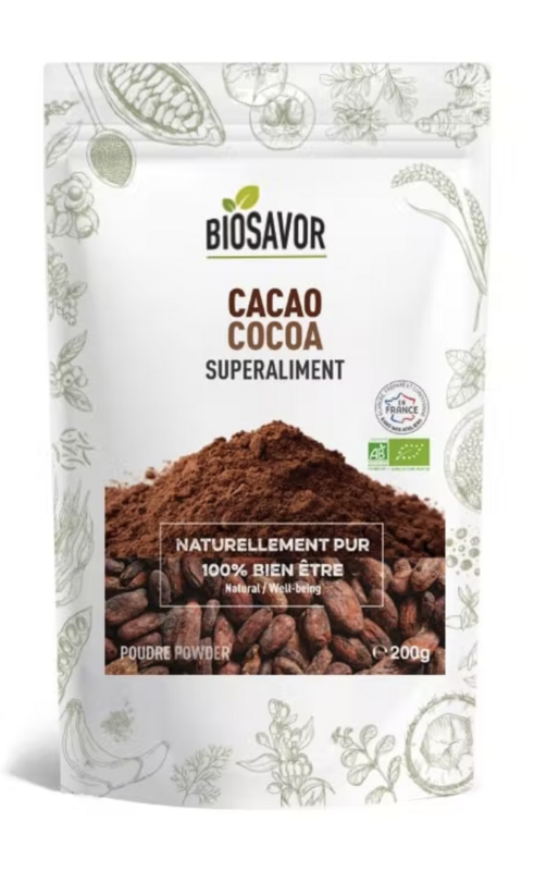 CACAO EN POUDRE - 200G - ERGÄNZUNG DER NAHRUNGSMITTEL