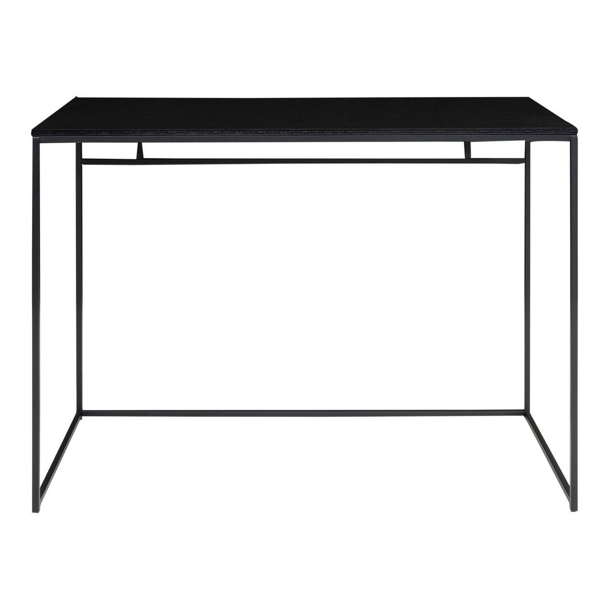 Vita Desk - black, steel, 100x45x75cm