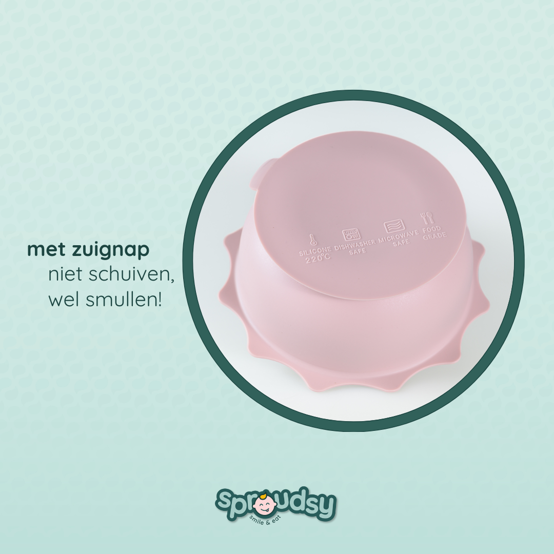 Baby bowl with suction cup – Clouds
