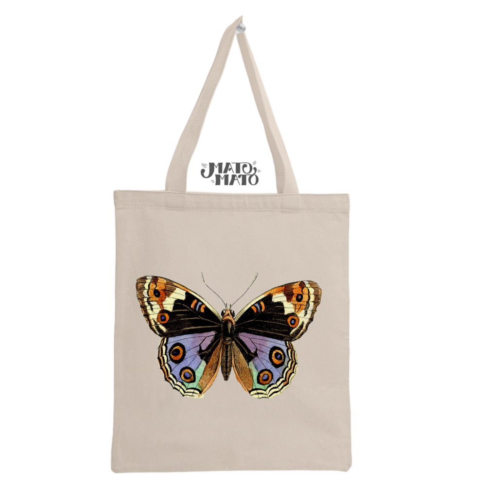 Sac Fourre-Tout Bio Papillon Vintage