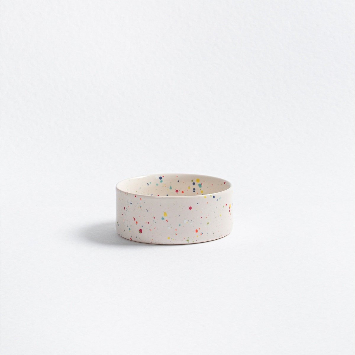 New Party Pet Bowl 14cm Set 2 White