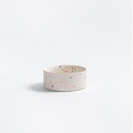 New Party Pet Bowl 14cm Set 2 White