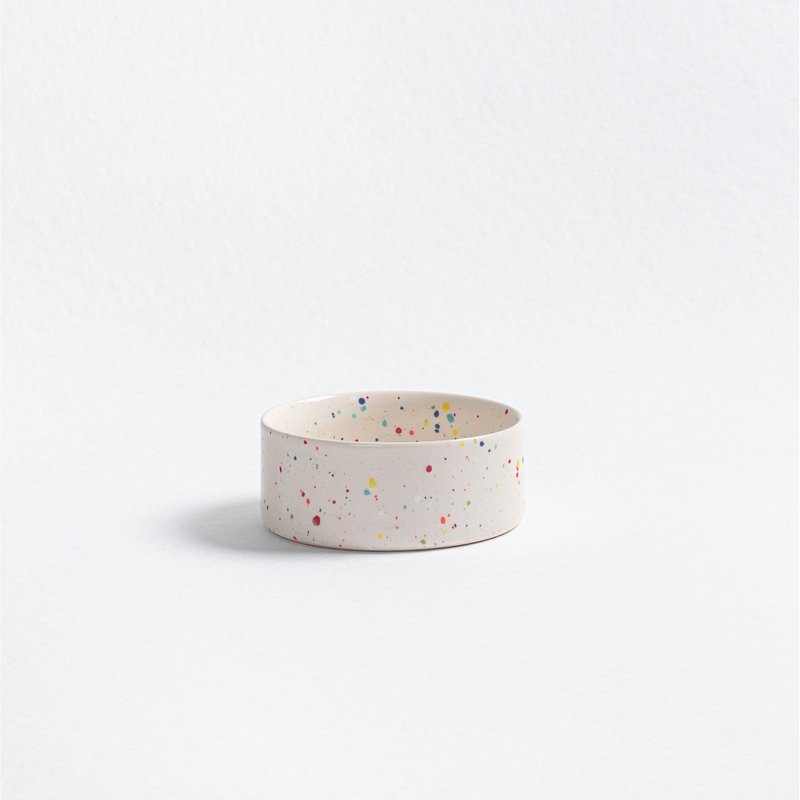 New Party Pet Bowl 14cm Set 2 White