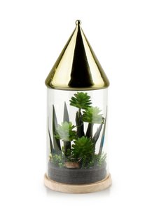 BASTIEN Tube with LED 21.5x21.5x53cm decorative art