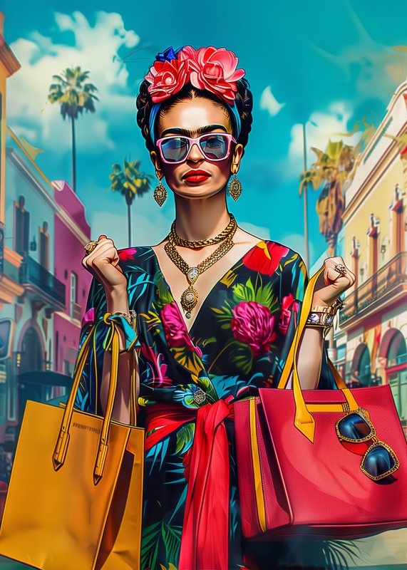 Frida Kahlo: Shopping | Card Fripperies
