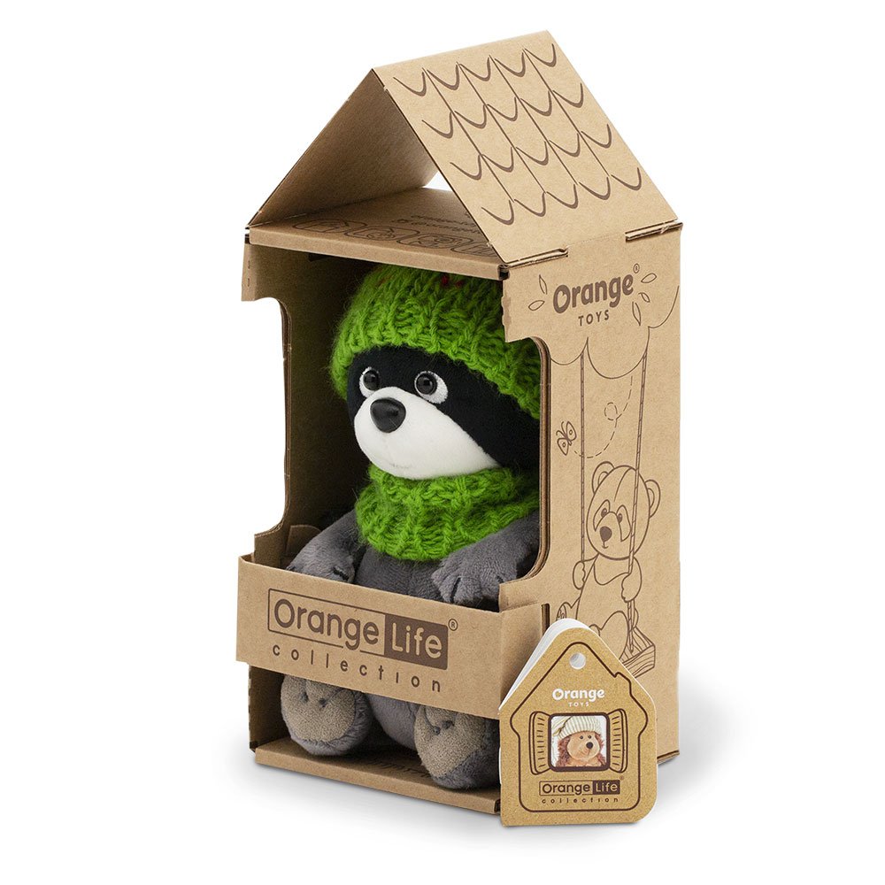 Zacht speelgoed, Life - Denny The Raccoon: Spring Forest (18 cm)