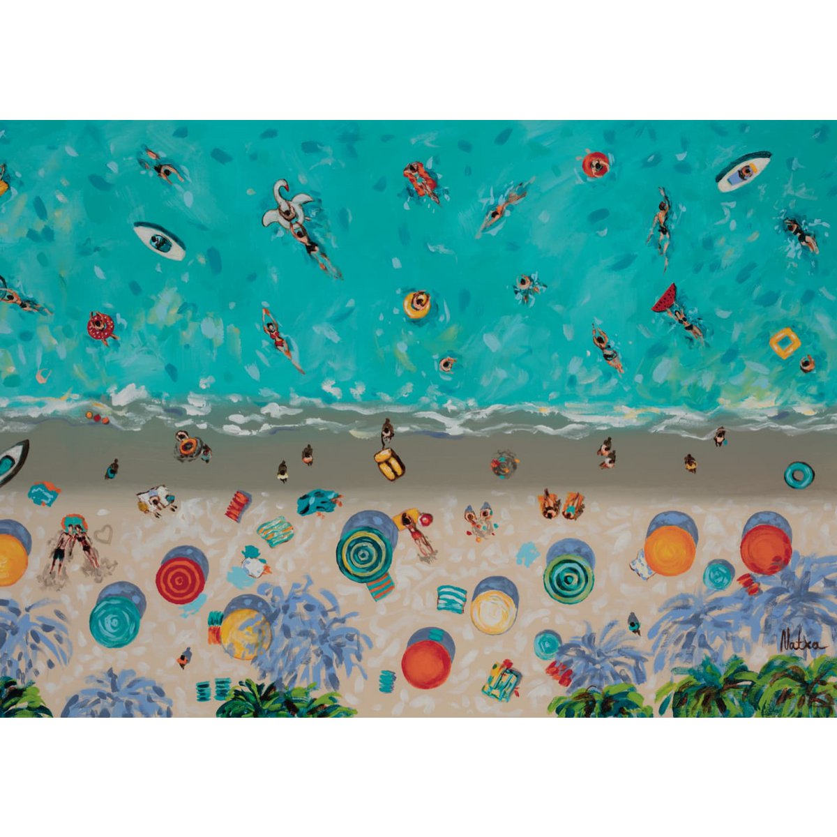 Limited art print: Dreamy Beach – Natalia Nosek