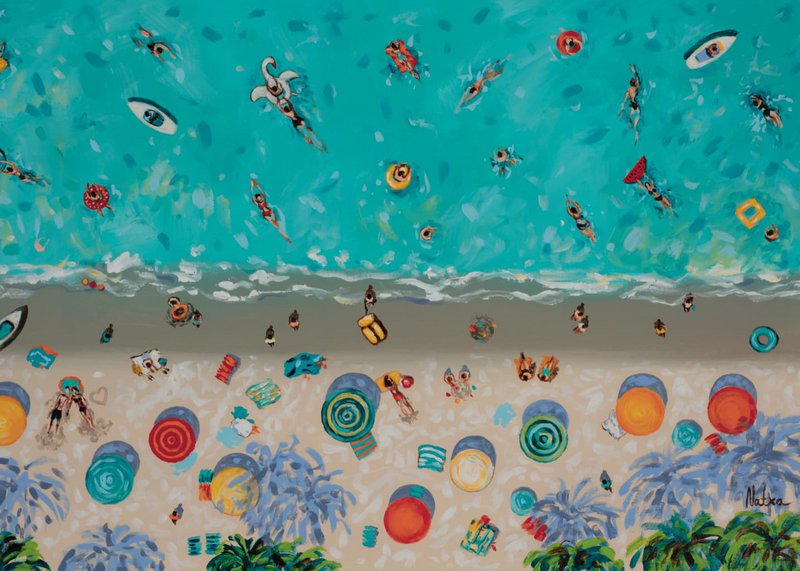 Begrænset kunsttryk: Dreamy Beach – Natalia Nosek