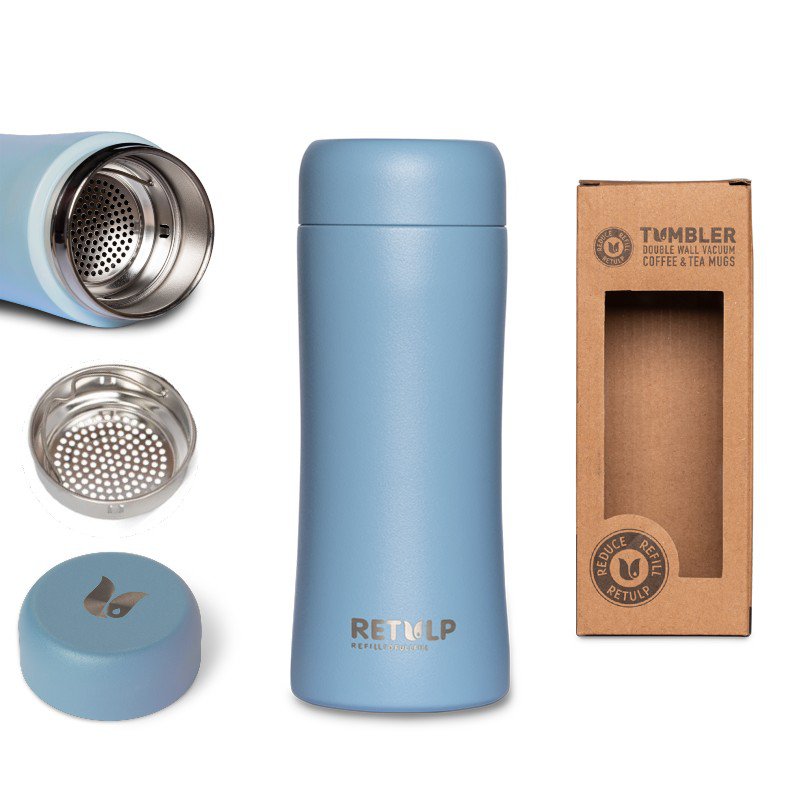 Tumbler Insulated double wall mug 2Go Lightblue 300 ml