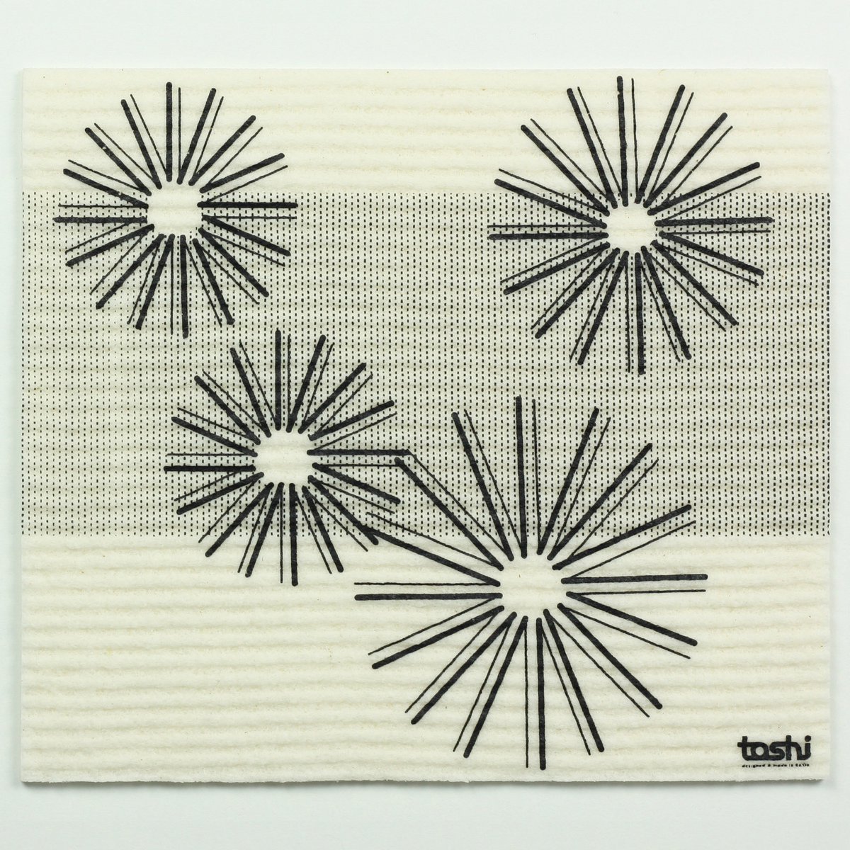 Sponge cloth furbi: 4 stars and 1 rectangle