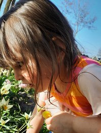 Kinderjurk strepen roze | Kate
