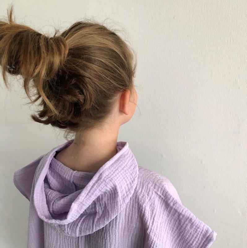 Bath poncho LILAC