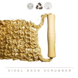 green-goose Rückenschrubber Sisal Bambus