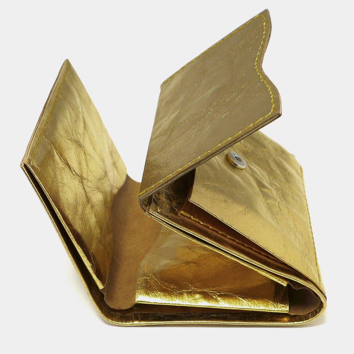 Minimal Wallet Gold - noble wallet made of special paper with gold foil coating