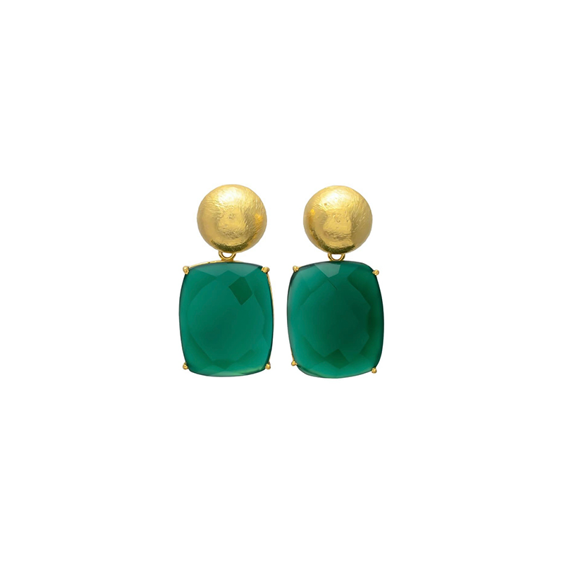Boucles d'oreilles de déclaration Claire Smaragd