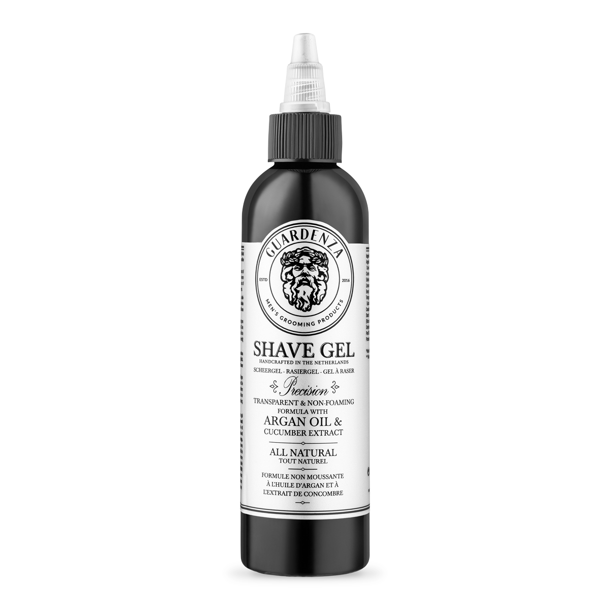 GUARDENZA PRECISION Shaving GEL - TRANSPARENT AND NON-FOAMING