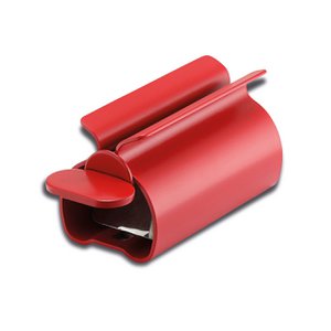Tube extractor made of stainless steel, red anodized