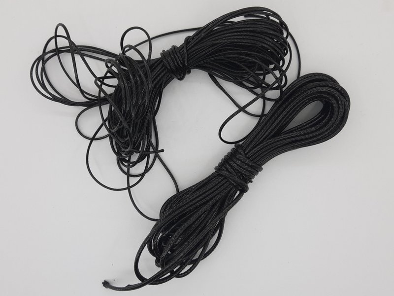 %2334 OW Trendy Cord Black til smykkefremstilling