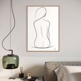 One Line Silhouette